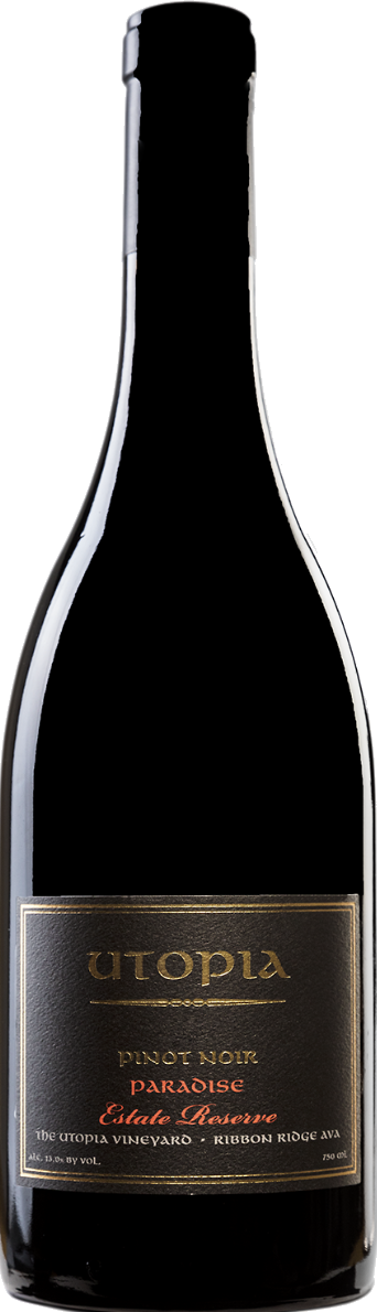Bottle of 2018 Estate Pinot Noir Paradise
