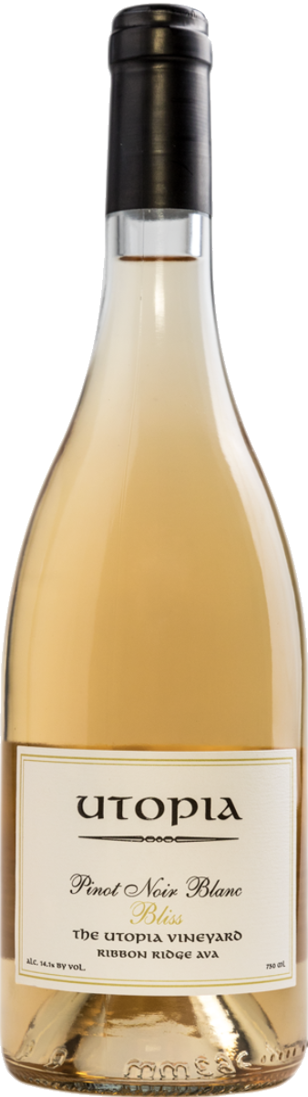 Bottle of 2021 Pinot Noir Blanc Bliss