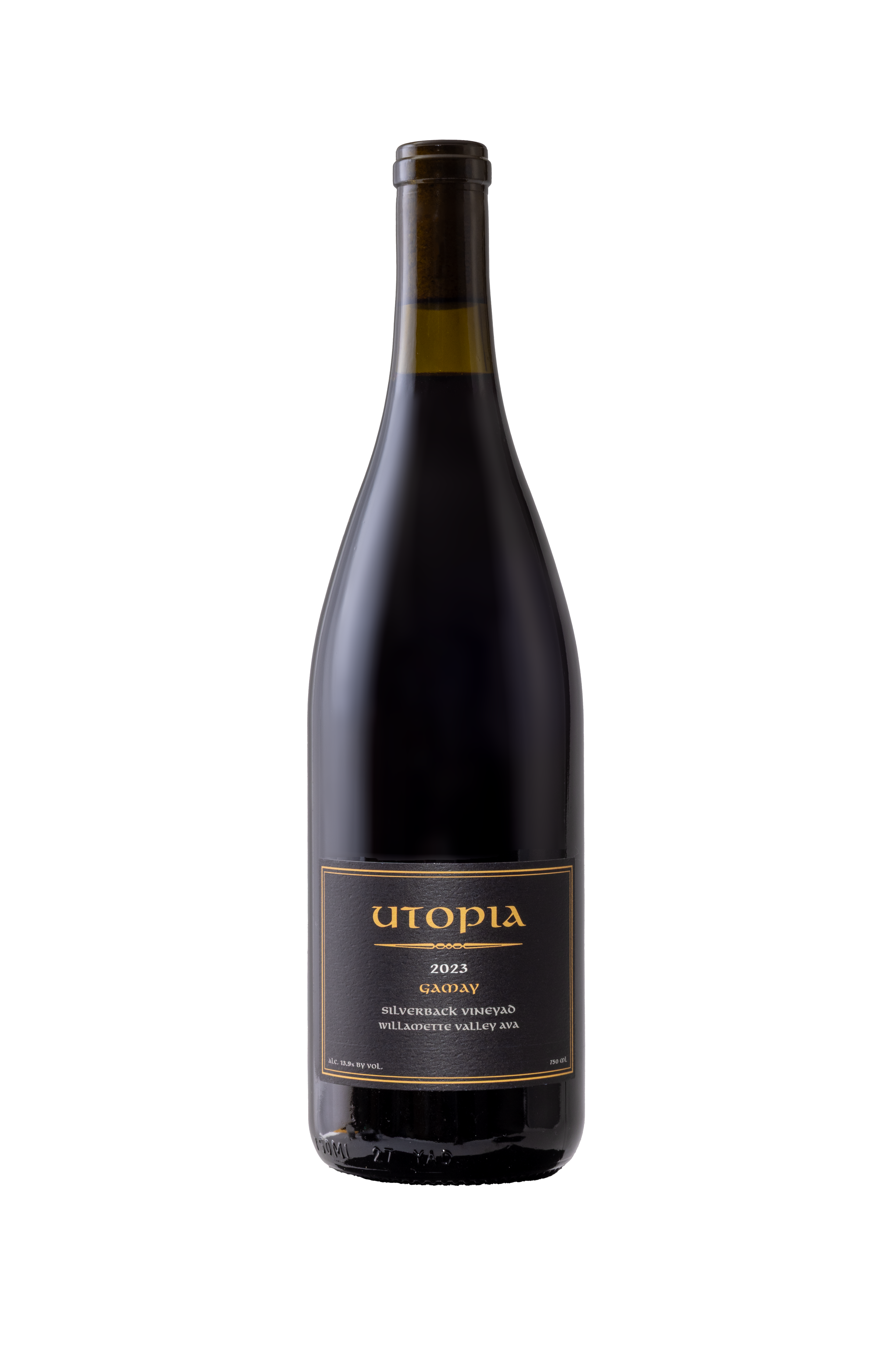 Bottle of 2023 Gamay